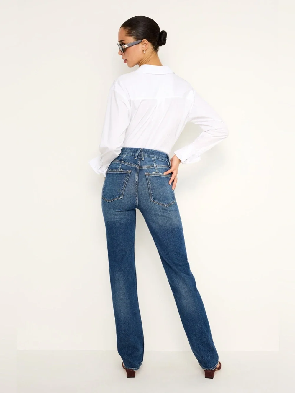 NWT Good American Jeans size 12/31 Indigo067